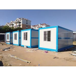 2 Bedroom Firm Folding Container House Steel Frame Material High Mobility