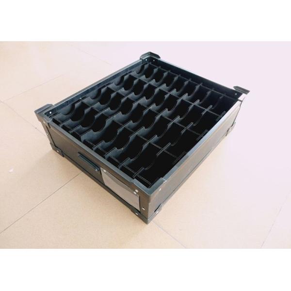 Quality Stackable Antistatic ESD Plastic Components Box With Plastic Divider And Handles wholesale