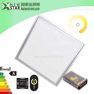 China 48w 600x600mm Dual White 24V LED Panel with RF dimmer on sale