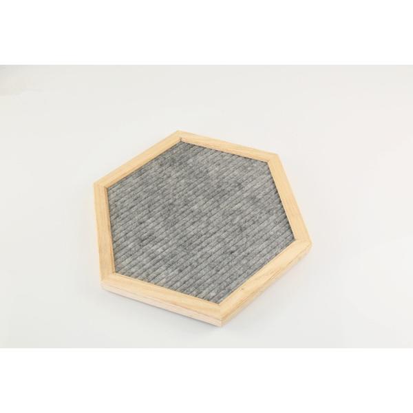Quality Unique Shape Wooden Letter Board , Changeable Wooden Hexagon For Home Decor wholesale