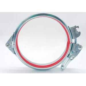 Module Connection Buckle Galvanized Pipe Clamp Flanged 80mm-450mm