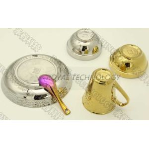 Pvd Gold Ceramic Coating Equipment , Tin Gold Basin Ion Plating System