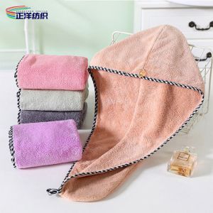 350gsm Reusable Dusting Cloths 35X65cm Multi Color Long Hair Drying Towel Hair