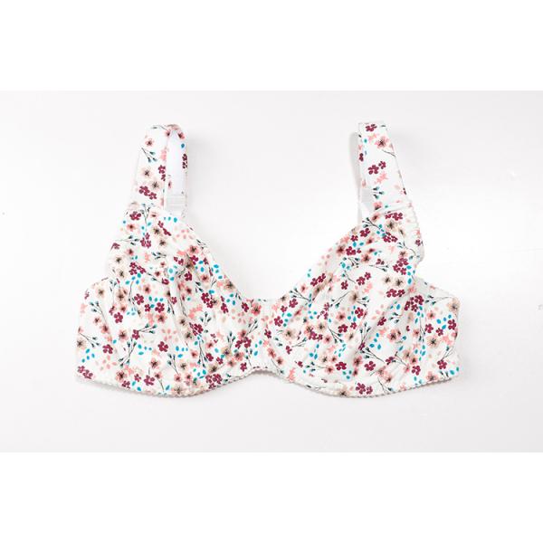 80CDEF-115CDEF Lingerie Bras For Fat Women Printed Soft Cotton Big Size Bra