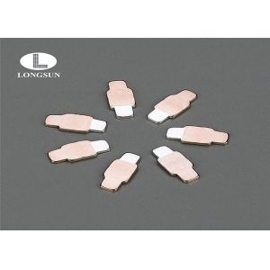 Precision Metal Stamping Products / Electrical Components With Silver Contacts