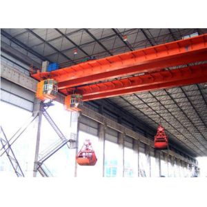 Double Girder Overhead Travelling Crane , Driver Room 25 Ton Electric Bridge