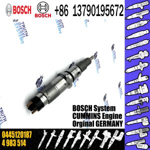 High Quality New Diesel Fuel Injector 0445120187 Common Rail Injector 4 983 514