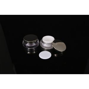 hand lip crystal pump empty square white Screen Printing Airless 30ml Cosmetic