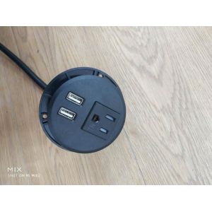 Office Dual USB Desktop Power Outlet TR Socket AC110 - 240V CE ROHS UL