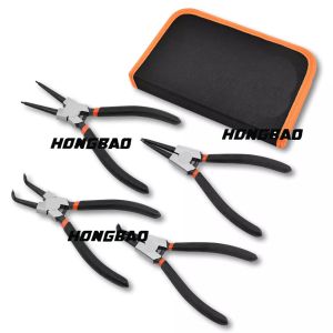 Internal And External Snap Ring Pliers Circlip Pliers Retaining 7 Inch 4PCS 5pc
