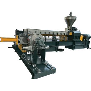 Pelletizing Small Plastic Granulator Machine Single Screw Claw Blades