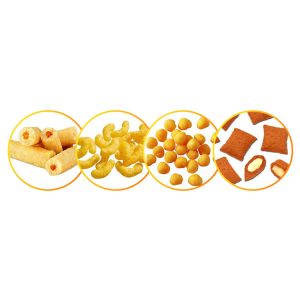 Food Processing Machine Automatic Core Filling Puffed Snack Extruder for Snack