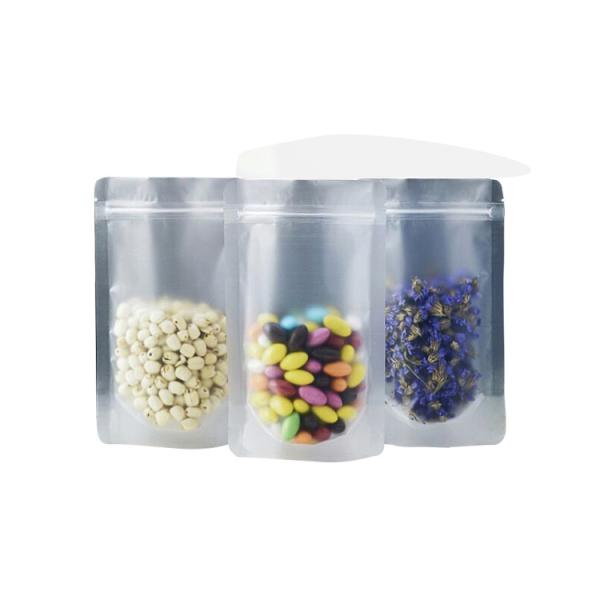 Custom Size 3 Side Seal Ziplockk Packaging Bag Stand Up Pouch Food Packaging For