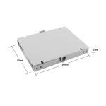 ANSHI 12 Cores Splice Cassette Tray For Optical Patch Panel Terminal Box FTTH4/6