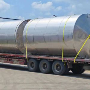 2 Tons Atmospheric Pressure Used Stainless Steel Cone Bottom Tanks