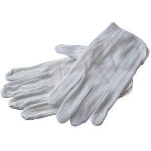 Sweat Absorbency PVC ESD Dotted Anti Static Hand Gloves