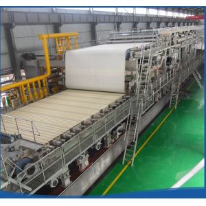 Fourdrinier Wire Kraft Paper Paperboard Making Machine 15T / D