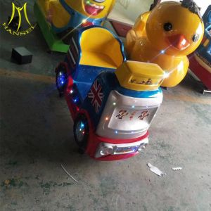 Hansel outdoor park amusement train kiddie rides with tokens