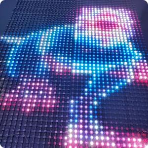 Cheap High Definition DMX512 SPI LED Injection Grid Screen High Waterproof For Facade for sale