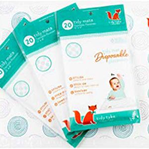 ProCase Disposable Placemats for Baby Kids Toddlers 60 Count Biodegradable Table