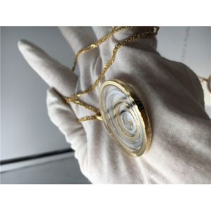 Round Shape 18k Rose Gold Pendant , SI H Quality Chopard Happy Spirit Pendant