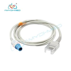TPU SpO2 Adapter Cable CE Certification And Gray Reusable Sensor spo2 extension