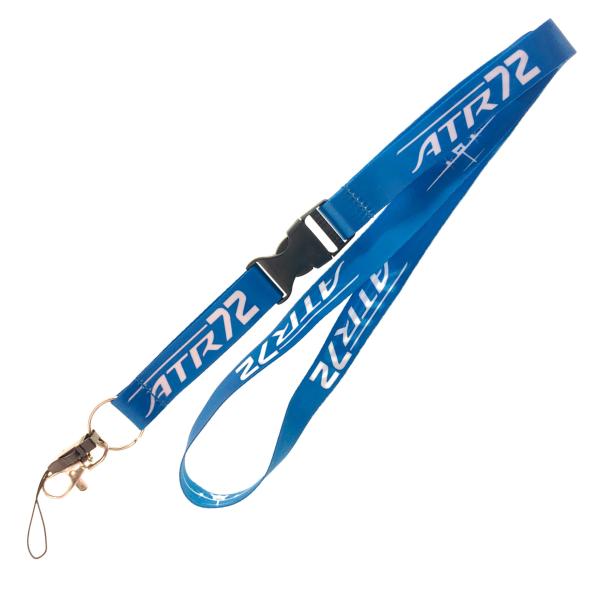 Quality ATR72 Collector Custom Promotional Lanyards Polyester Strap Portable wholesale