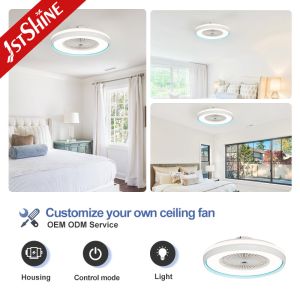 110-240V/50Hz-60Hz 23 inch 360 degrees APP Control Ceiling Fan with Light and