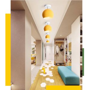 Nordic modern minimalist Ceiling Lights creative Led pink ceiling light(WH-MA