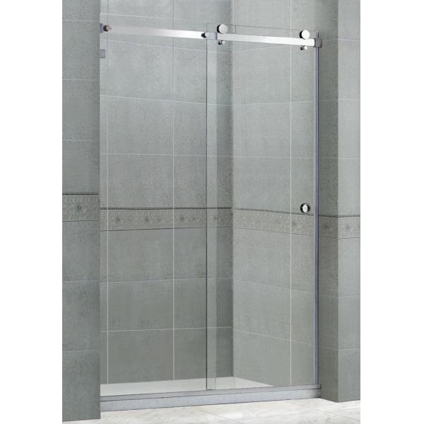 Nano Clear Tempered Glass Shower Screens With Big Hanging Rollers for Home /