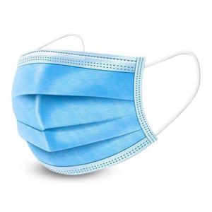Dust Proof Breathable Disposable Safety Mask , Non Woven Fabric Face Mask