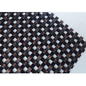 Polished Stainless Steel Panels Decorative Wire Mesh Grilles 0.5-2mm Thickness