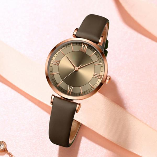 Nonscratch Women Quartz Wrist Watch Chronograph Watches 30M Life Waterproof