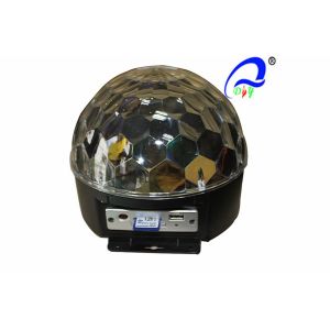 Mini DMX RGB MP3 LED Crystal Magic Ball Lamp Dj Lighting Effects Remote