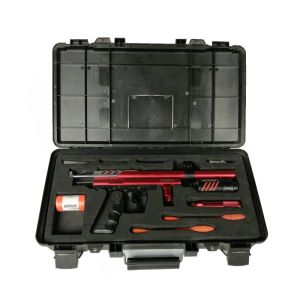 Black Gun Case Foam Insert Engraving 26X11X3cm Waterproof