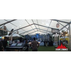 A Frame Clear Top Marquee 200 People Outdoor Event Marquee With Stages