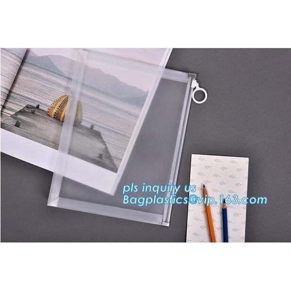Custom transparent pp slider bag with air hole, writable zip lock bags with