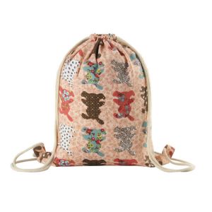 Practical Canvas Drawstring Bags Hiking / Traveling / Shopping Use