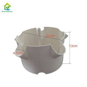 Vertical 5 Holes Each Layer Custom Multi-layer Petal Hydroponic Tower for