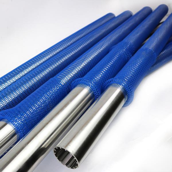 50 Micron Slot Size Wedge Wire Wound Screen Tube Stainless Steel Filter Element Pipe For Liquid Filtration