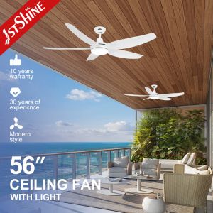 China 1/ 4 / 8 Hours Timming Plastic Blade LED Ceiling Fan With Remote Smart App Control on sale