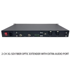 2-Ch 3G-SDI To Fiber Converter With Separate Audio Port