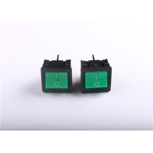 Electronics Green ON OFF Rocker Switch 4 Pins With Indicator Light
