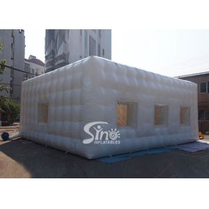 10x8 mts multifunctional outdoor white inflatable cubic tent for warehouse or