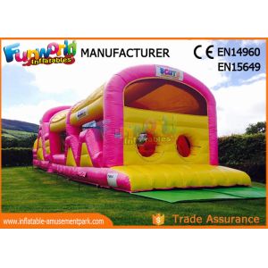 Interesting Inflatables Obstacle Course For Amusement Park / Fun City