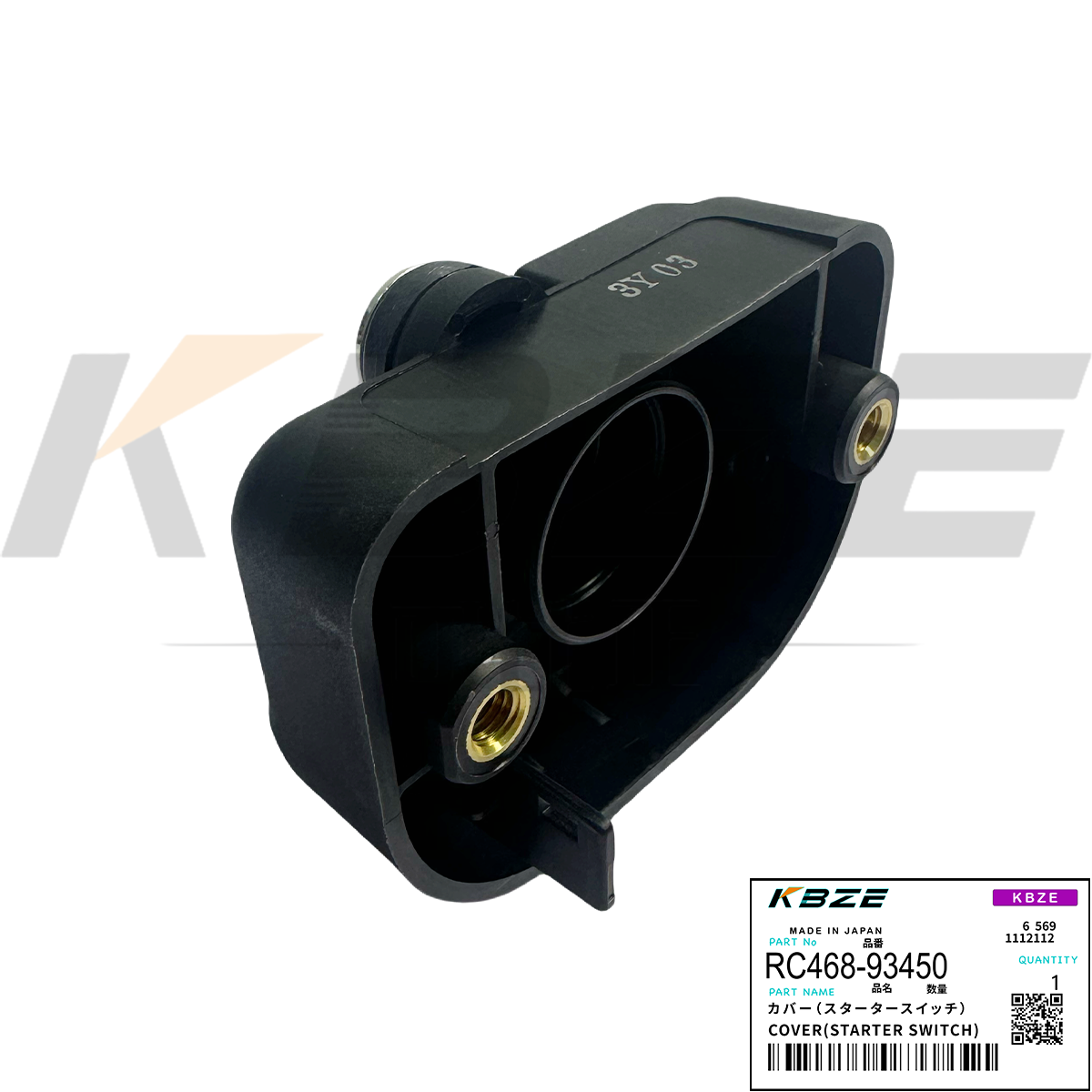 KBZE RC468-93450 KUBOTA COVER STARTER SWITCH FOR U15 U45 U55 KX41 KX57 KX161