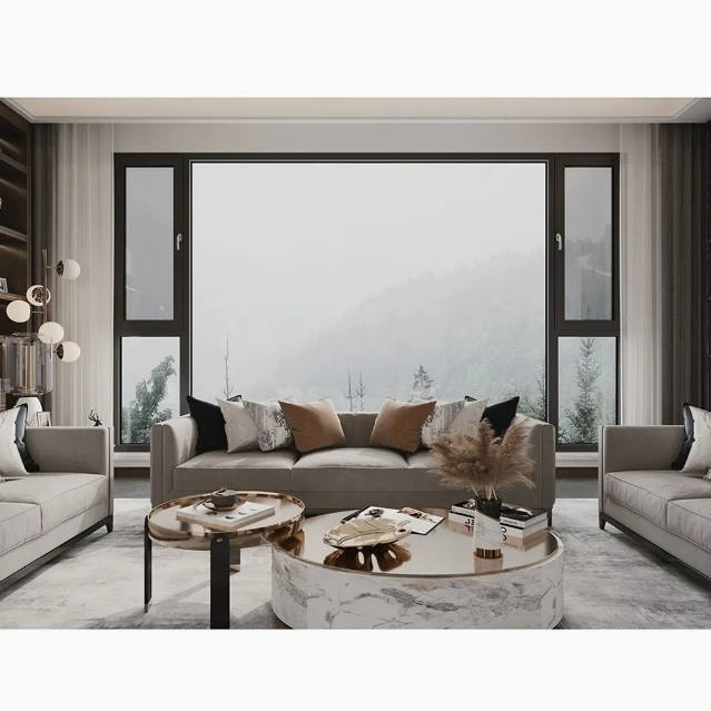 Modern Aluminum Window with 15 Years Life Span Aluminum Alloy Frame and Acrylic