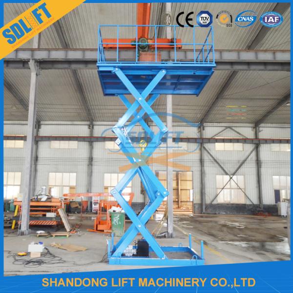 Stationary Hydraulic Lift Table Fixed Low Profile With CE