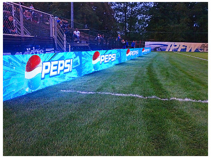 Quality Exterior Stadium Perimeter LED Display / P10 Outdoor Full Color LED Display wholesale