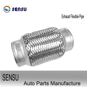 China rustproof 45mm Flexible Exhaust Pipe Wire braid Flexible Automotive Exhaust Pipe on sale